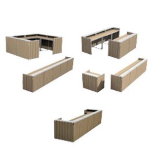 Barbox anreihung verleih Theken
