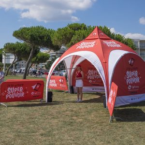 Domezelt, Kuppelzelt 5 Meter, 6 Meter, personalisiert mit Druck, Werbeauftritt Messe,Südtirol Gerryland, Italien Italia (3)