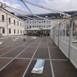 verleih von Kassettenfußboden