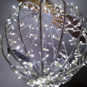 sfera decorativa illuminata noleggio