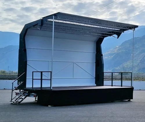 mobile Bühne 6x4 Veranstaltungen Events Feste Konzerte in Südtirol Gerryland