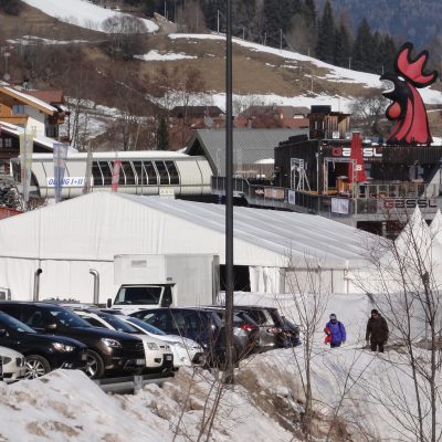 Zelte für Winterveranstaltung Gassl Olang