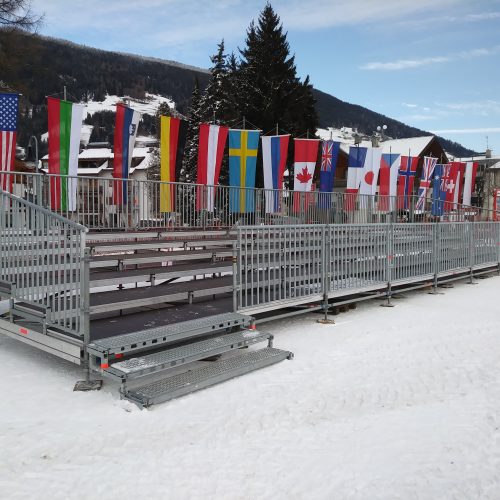 Zuschauertribüne Sportveranstaltungen und Events Verleih SüdtirolFIS Skicross Gerryland
